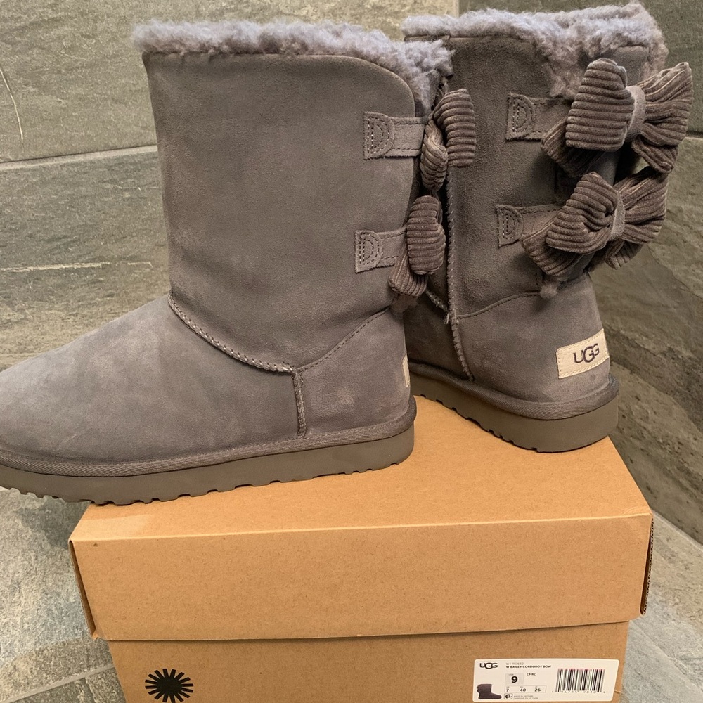 BRAND NEW! Ugg boots In box! Gray.Gift it or keep!